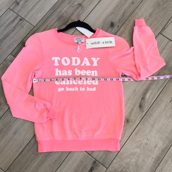 Wildfox Bright Coral Graphic Sweatshirt - Picture 9 of 14